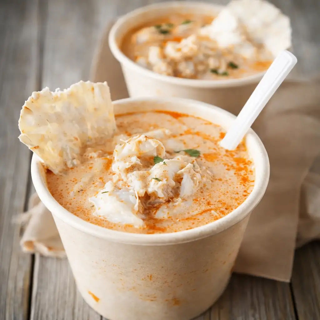 Easy Bubba’s Crab Stew Recipe served in a modern minimalist bowl