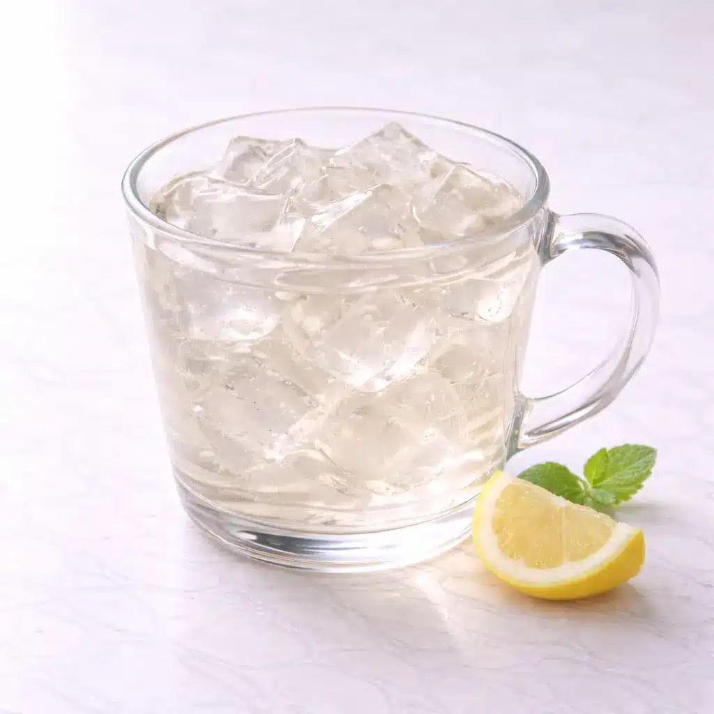 Ingredients for gelatin recipe for weight loss including unflavored gelatin and lemon