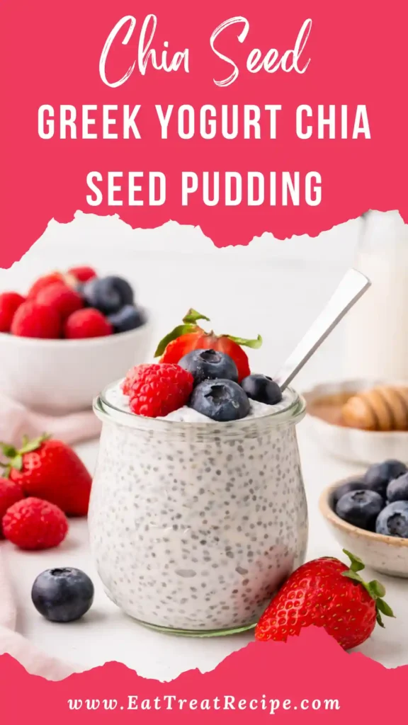 yogurt with chia seeds benefits for female shown in healthy breakfast bowl