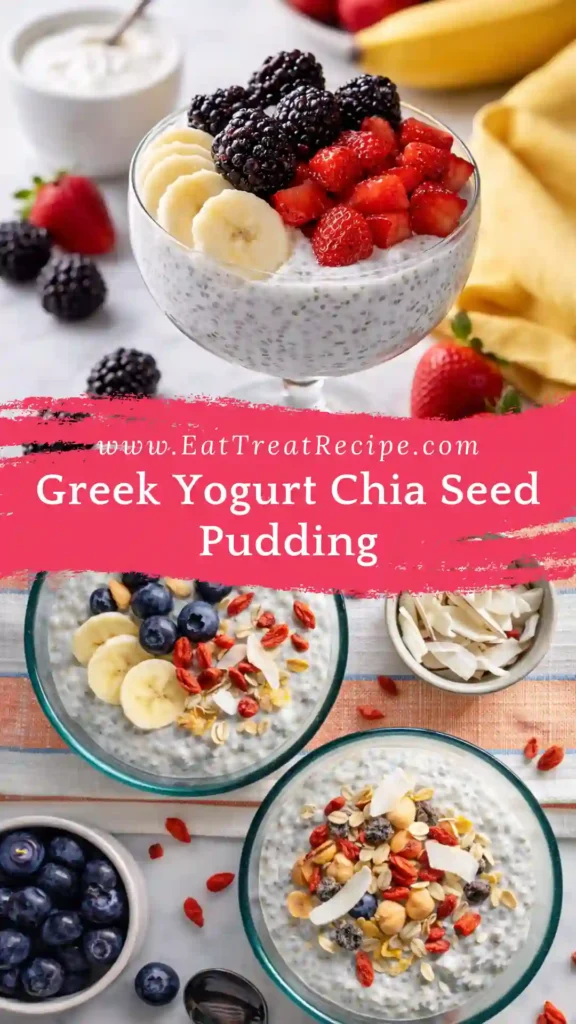 yogurt with chia seeds benefits for female shown in healthy breakfast bowl