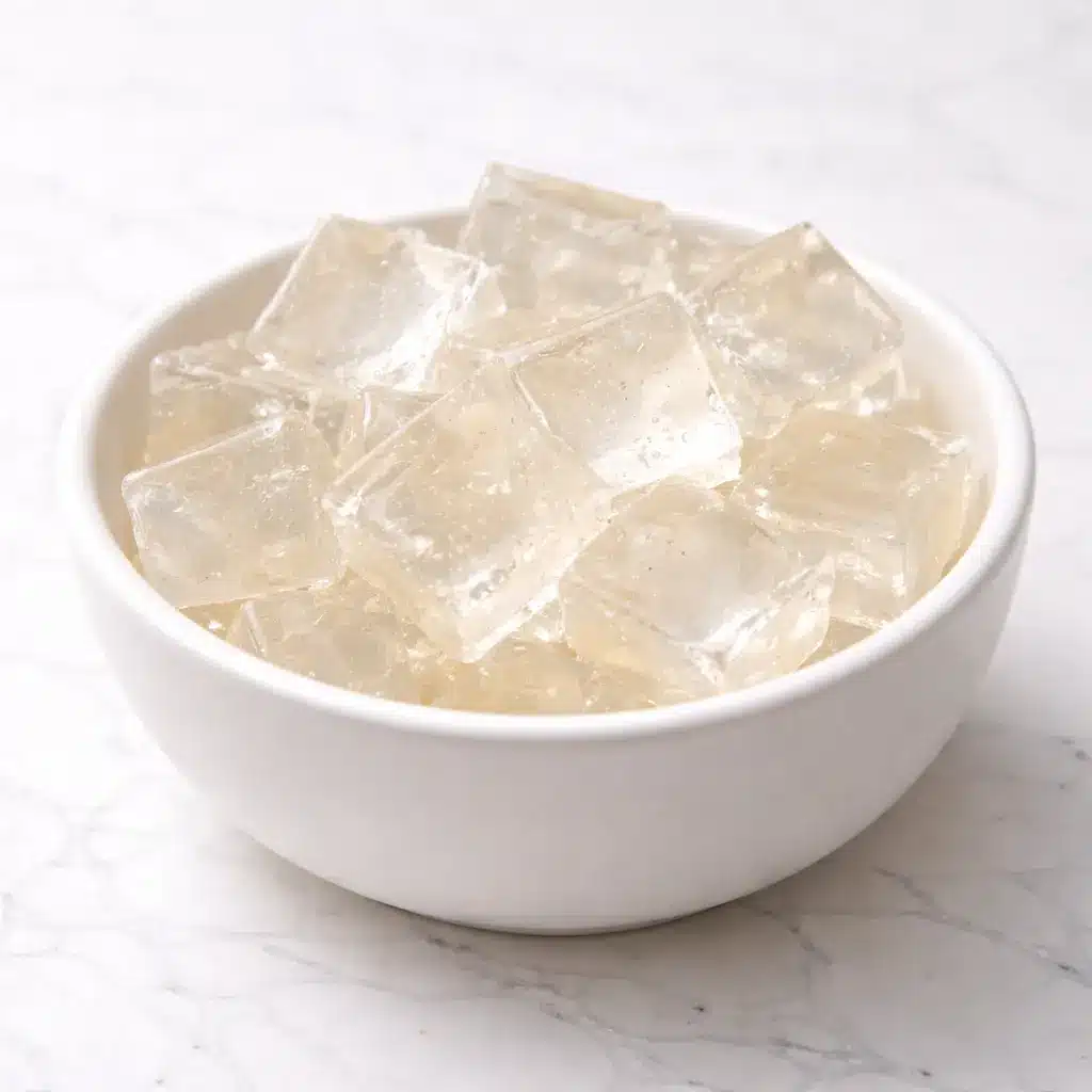 Jello Weight Loss Recipe ingredients flat lay