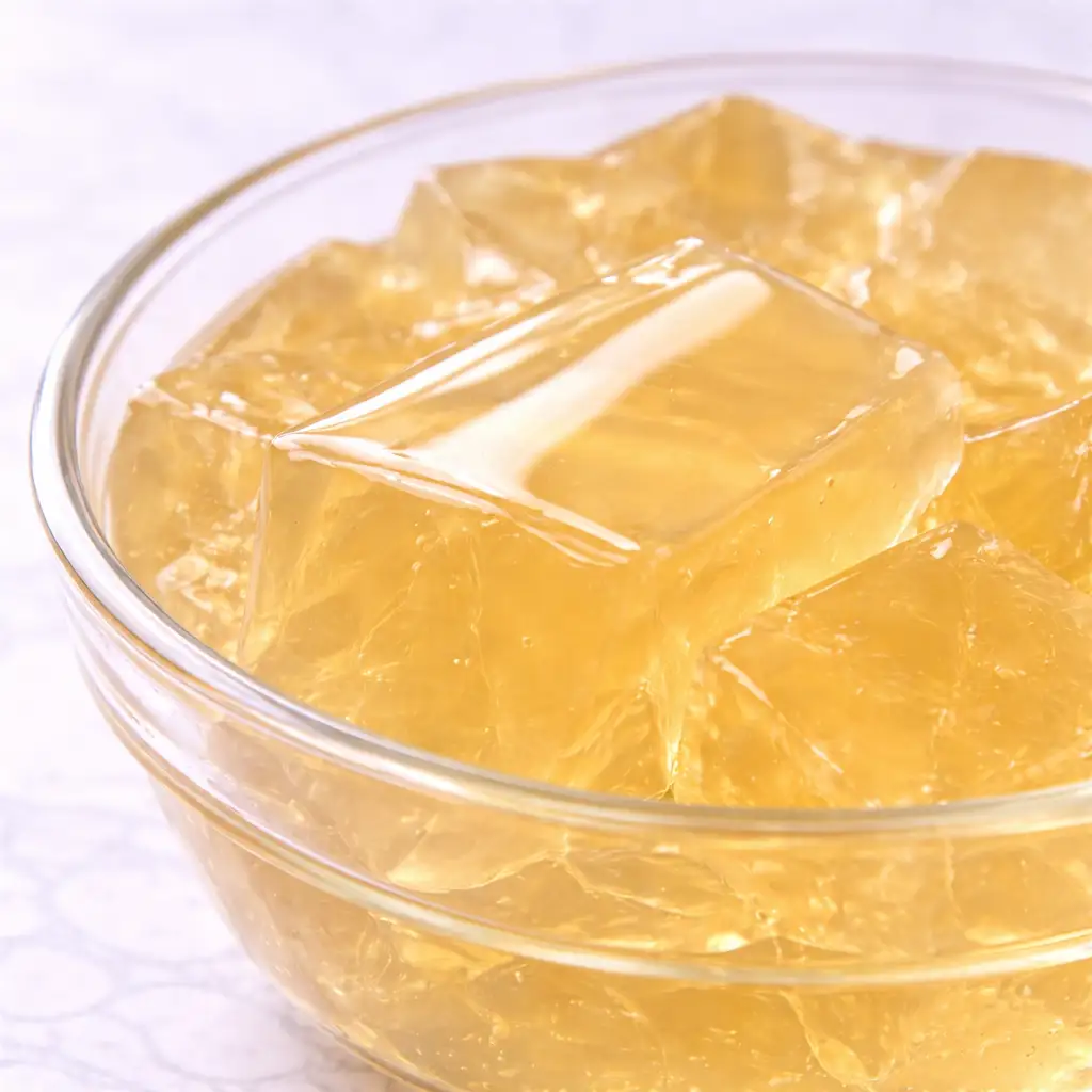 Kelly Clarkson Jello Recipe in clear glass bowl