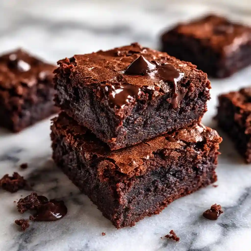 Healthy sweet potato brownies fudgy chocolate dessert