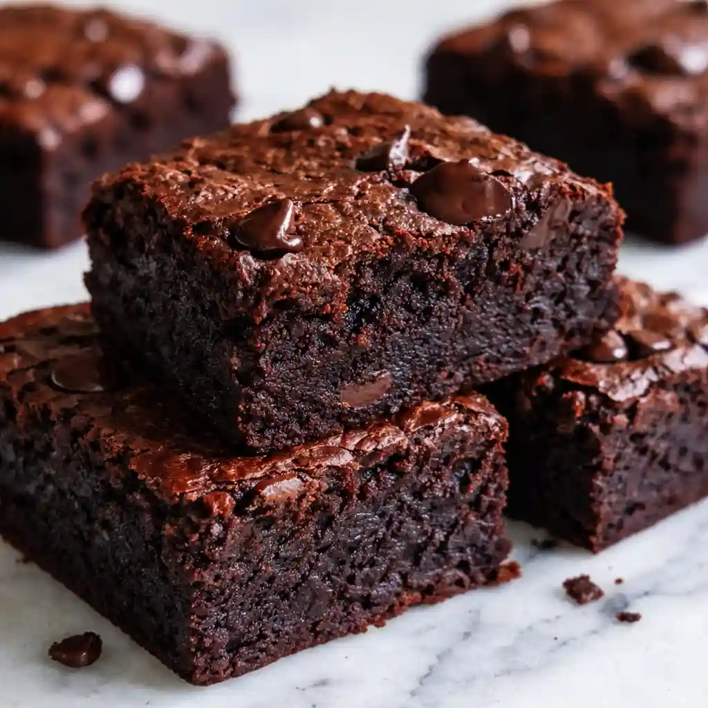 Healthy sweet potato brownies fudgy chocolate dessert