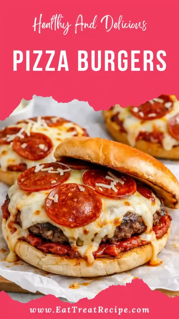 pizza burgers on english muffins