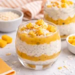 mango coconut overnight oats creamy jar breakfast