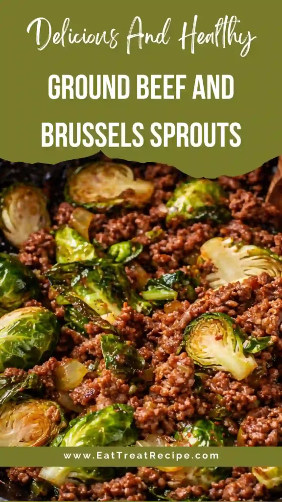 ground beef and brussels sprouts skillet recipe