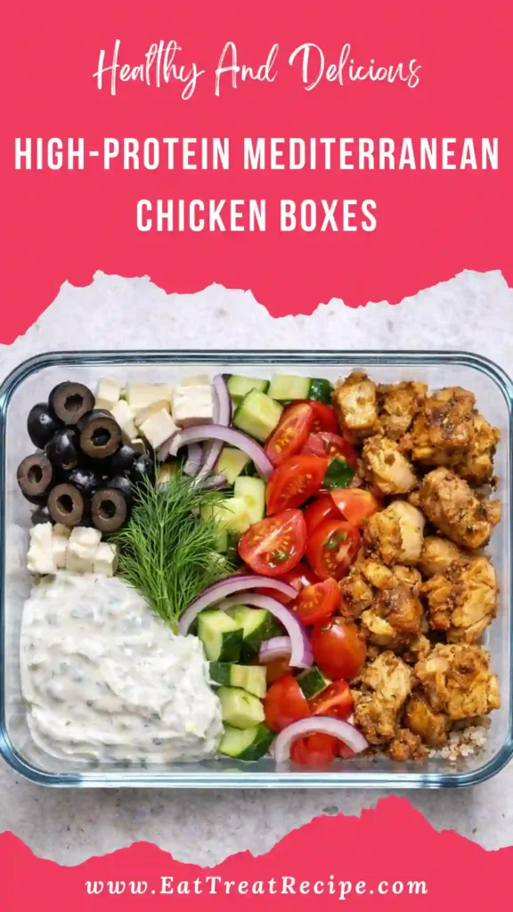 high protein mediterranean chicken boxes recipe