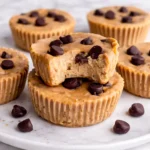 high protein peanut butter banana fudge cups chocolate snack