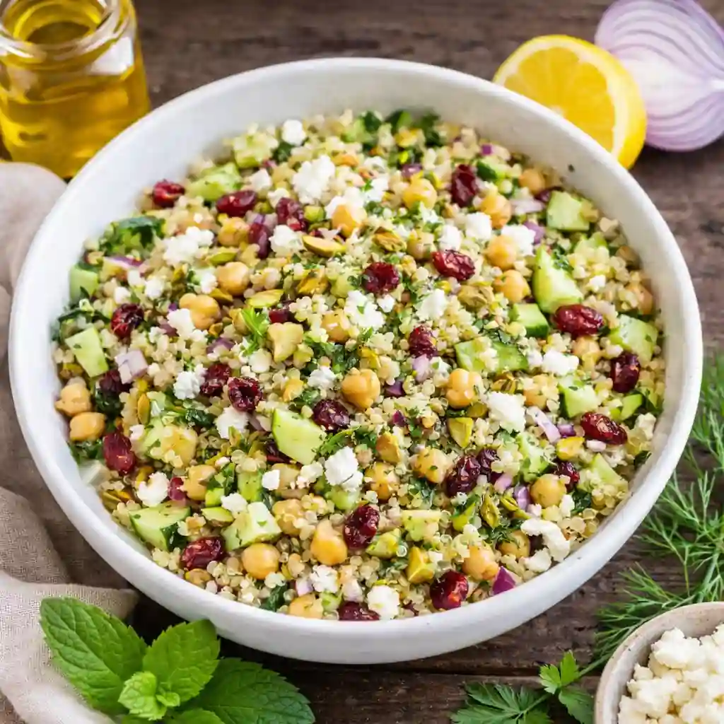 modern Jennifer Aniston salad quinoa bowl