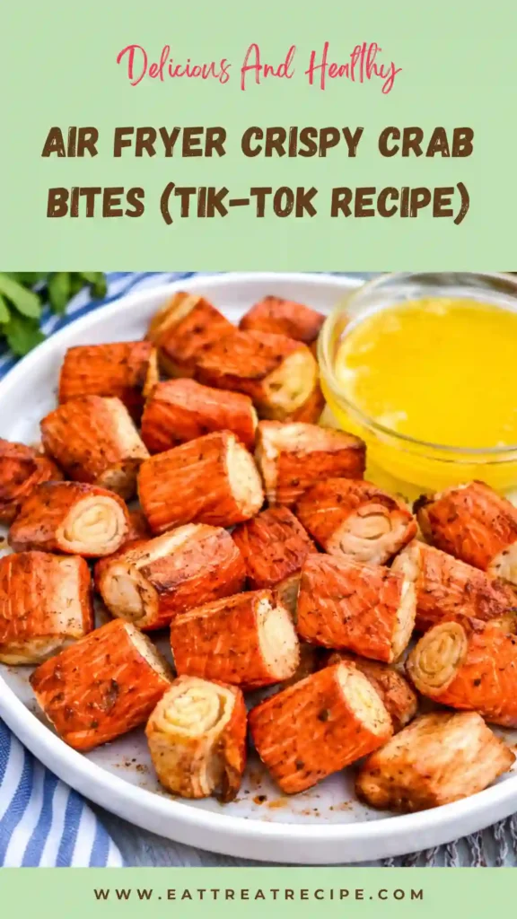 air fryer crab bites in meal prep containers protein snack system