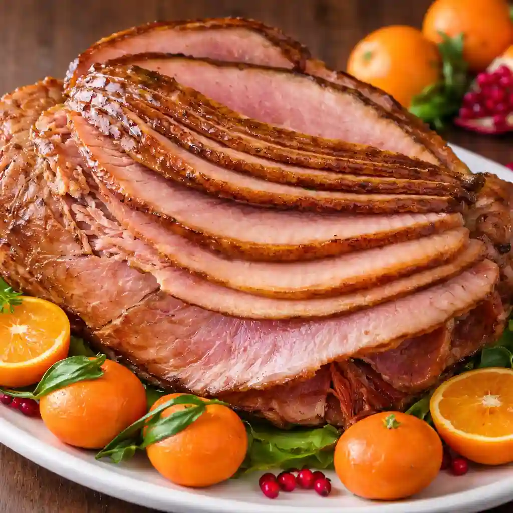baked ham with the best glaze quick version juicy caramelized ham