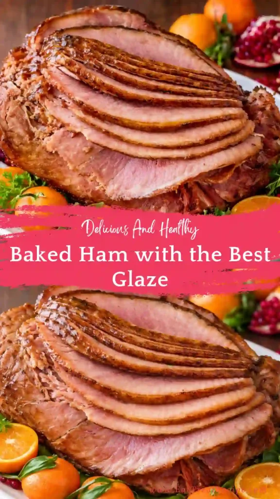 baked ham with the best glaze quick version juicy caramelized ham