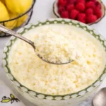 lemon fluff dessert creamy fluffy texture yellow bowl