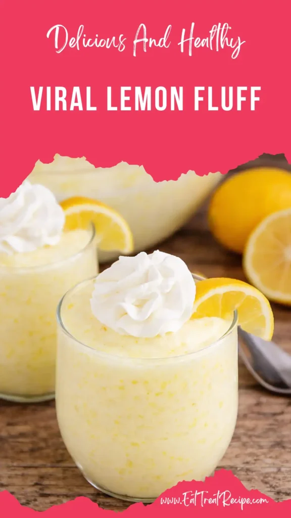 lemon fluff dessert creamy fluffy texture yellow bowl