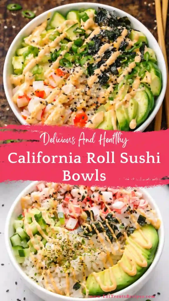 california roll sushi bowls quick version fresh easy sushi bowl