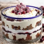 cranberry bliss cheesecake trifle layered holiday dessert glass
