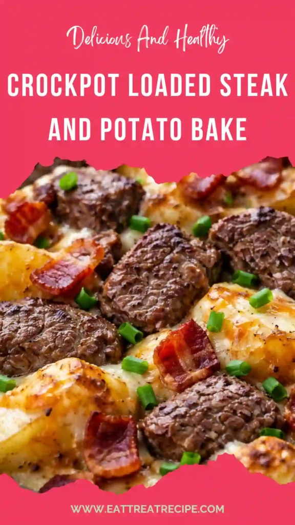 crockpot loaded steak and potato bake quick version tender meat potatoes