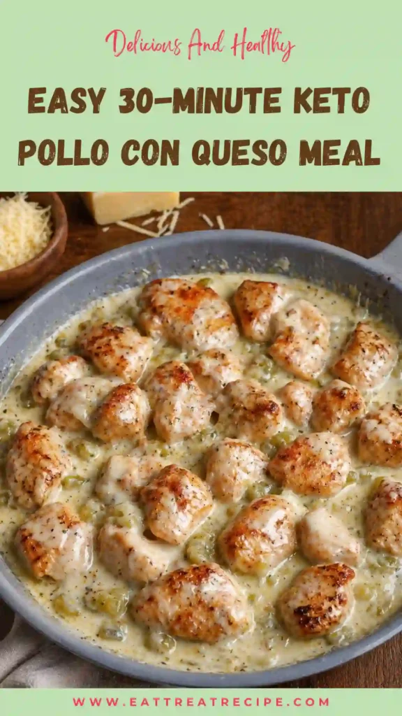 easy keto pollo con queso quick creamy cheesy chicken