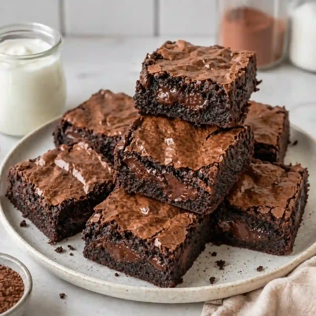 easy zero sugar brownies with greek yogurt quick fudgy dessert