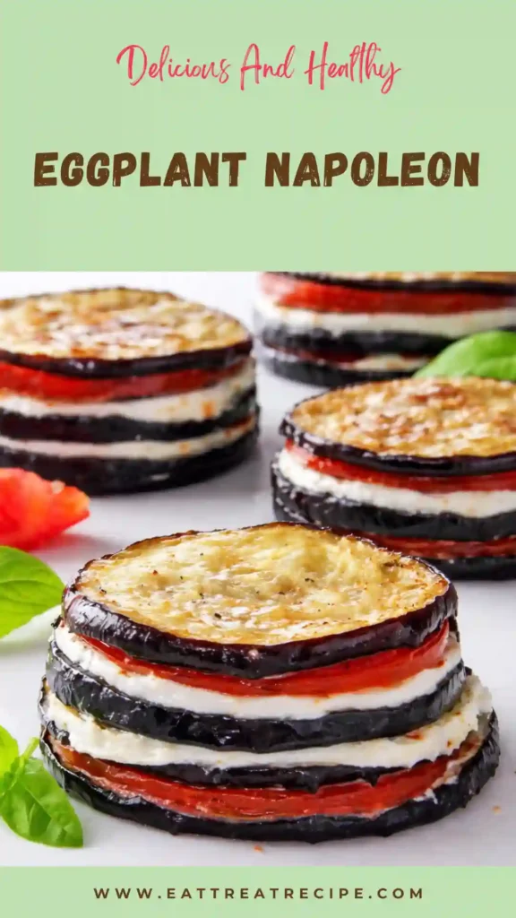 eggplant napoleon quick version layered dish tomato mozzarella
