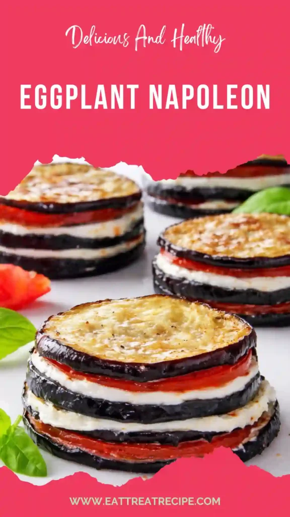 eggplant napoleon quick version layered dish tomato mozzarella
