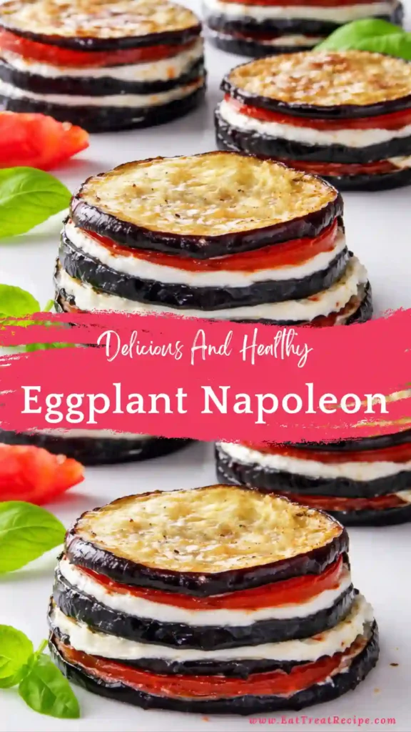 eggplant napoleon quick version layered dish tomato mozzarella