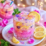 enchanted unicorn lemonade quick version colorful magical drink
