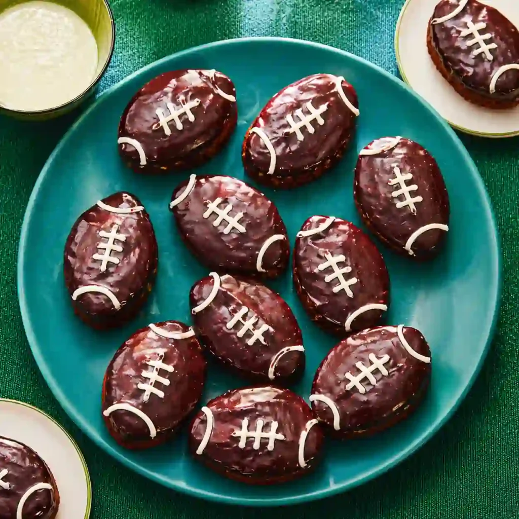 football brownies quick version fudgy chocolate dessert