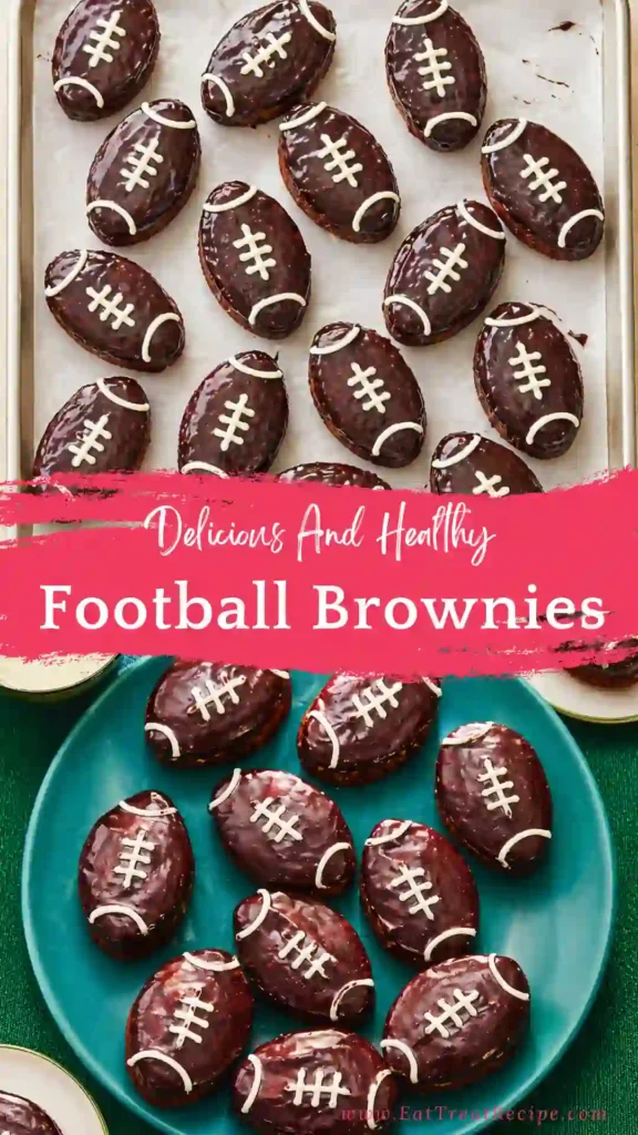football brownies quick version fudgy chocolate dessert
