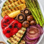 grilled vegetables quick version colorful healthy side dish