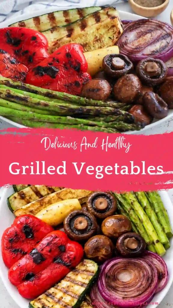 grilled vegetables quick version colorful healthy side dish
