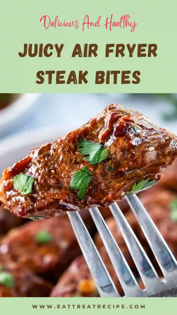 juicy air fryer steak bites quick version crispy tender steak cubes