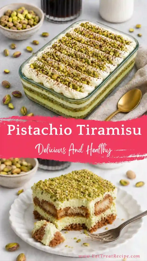 pistachio tiramisu quick version creamy layered dessert