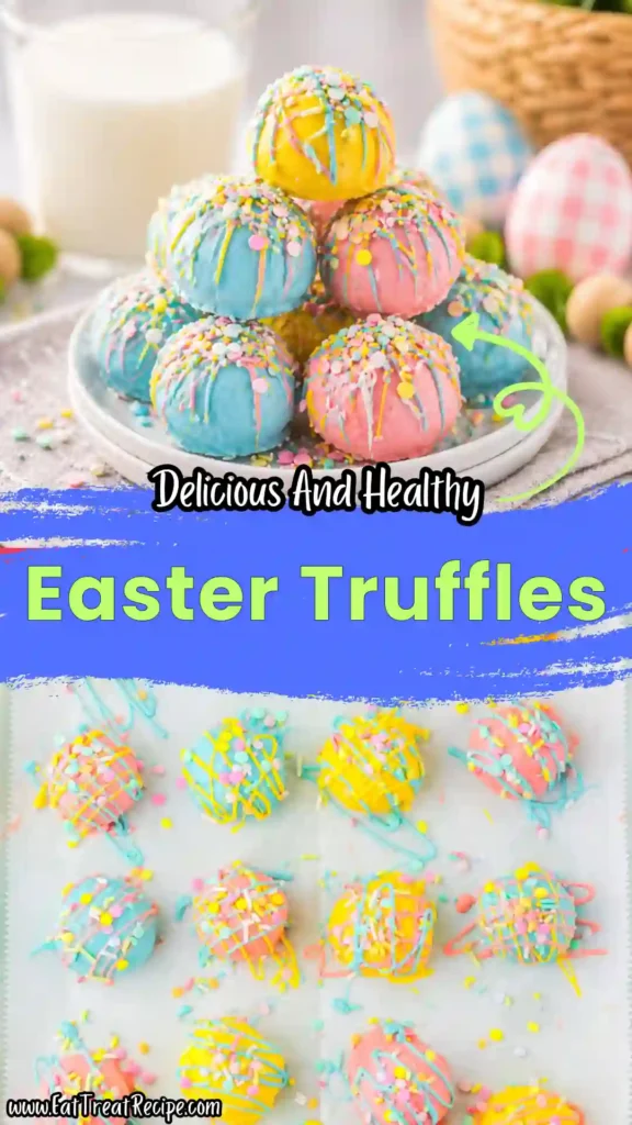 quick easter truffles pastel