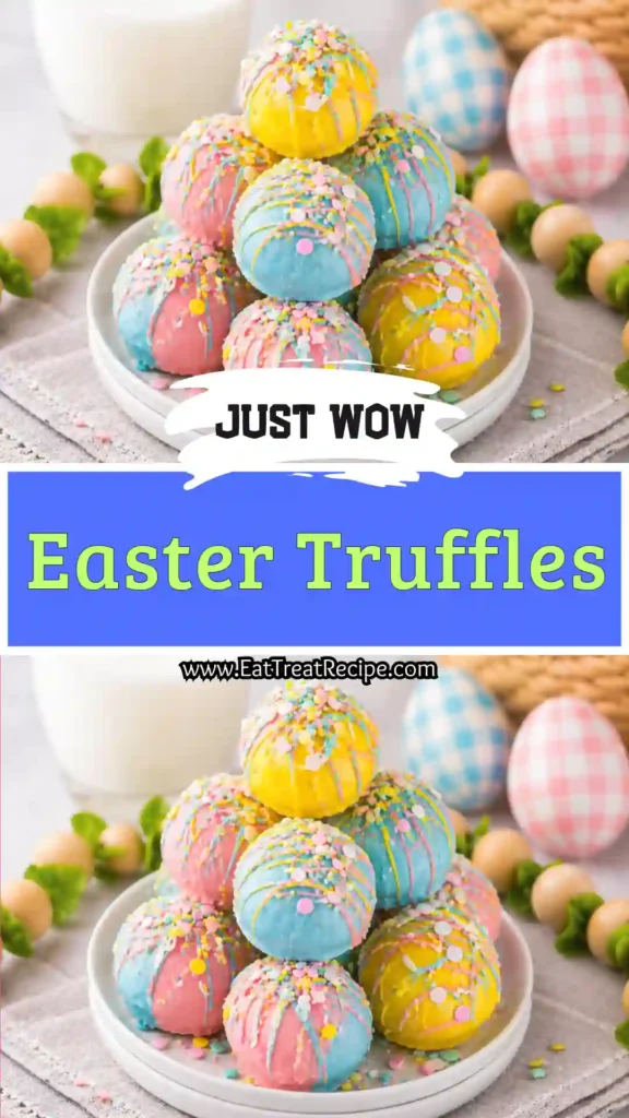 quick easter truffles pastel