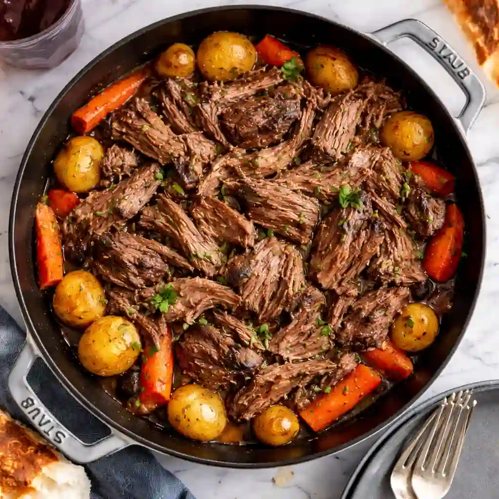 meal prep containers with ina garten company pot roast beef and vegetables