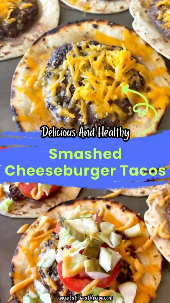 quick smashed cheeseburger tacos