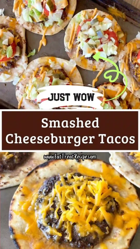 quick smashed cheeseburger tacos