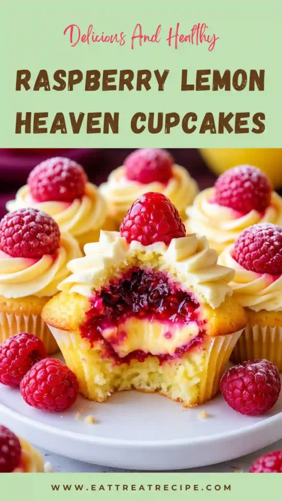 raspberry lemon heaven cupcakes fluffy soft cupcakes with lemon frosting