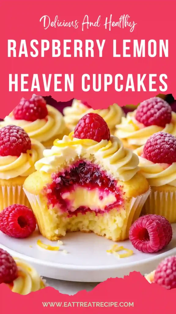 raspberry lemon heaven cupcakes fluffy soft cupcakes with lemon frosting