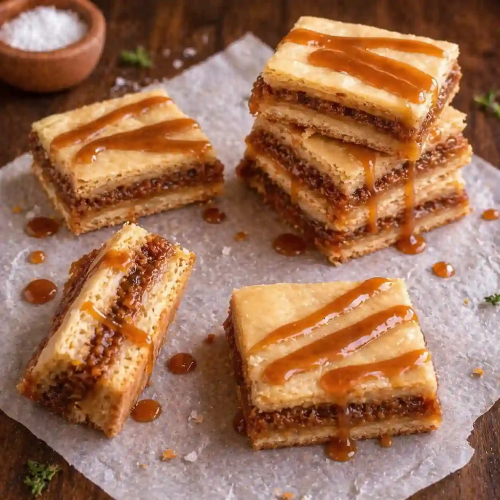 salted caramel pop tart bars quick version gooey dessert