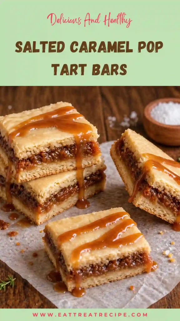 salted caramel pop tart bars quick version gooey dessert