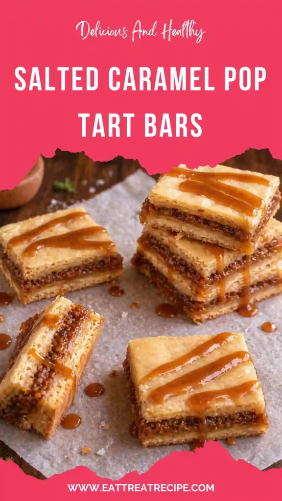 salted caramel pop tart bars quick version gooey dessert