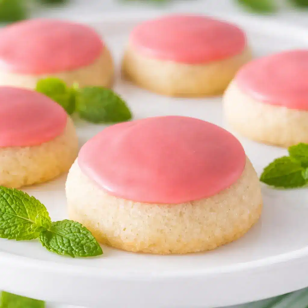 strawberry lemonade meltaway cookies quick version soft glazed cookies