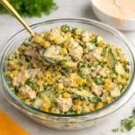 cucumber corn salad meal prep containers quick healthy lunches