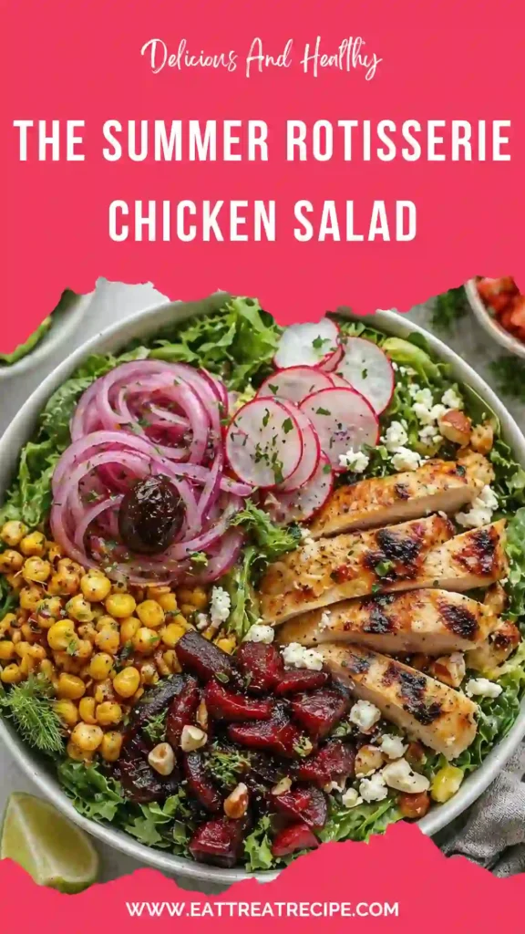 summer rotisserie chicken salad quick version fresh bowl