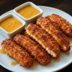 crispy honey mustard tofu