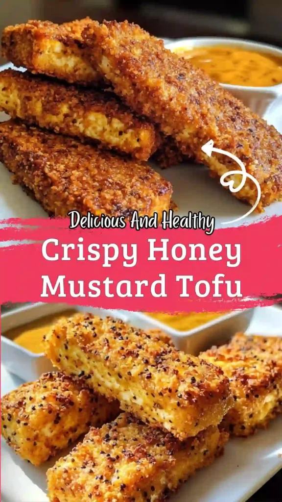 crispy honey mustard tofu