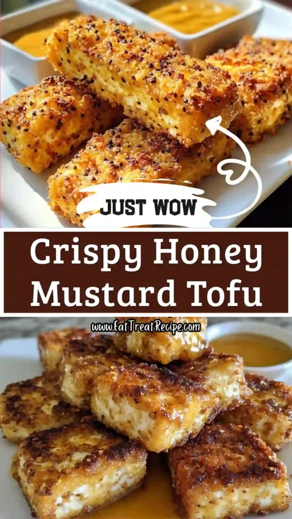 crispy honey mustard tofu
